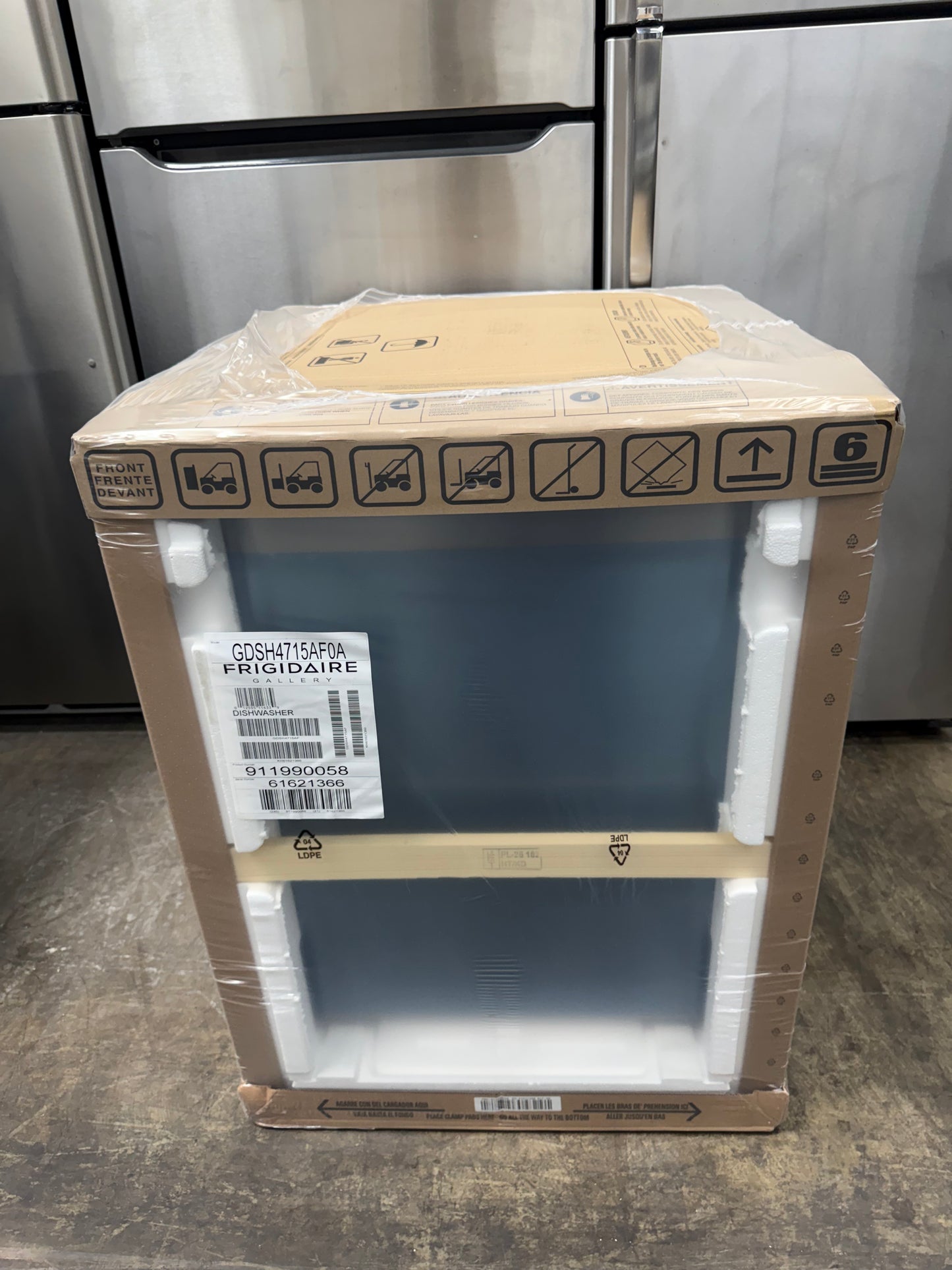 Frigidaire Gallery GDSH4715AF0A – 24” Top Control Built-In Dishwasher – Smudge-Proof® Stainless Steel