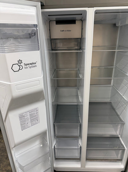 LG 27.1 Cu. Ft. InstaView Side-by-Side Refrigerator Stainless Steel LRSOS2706S