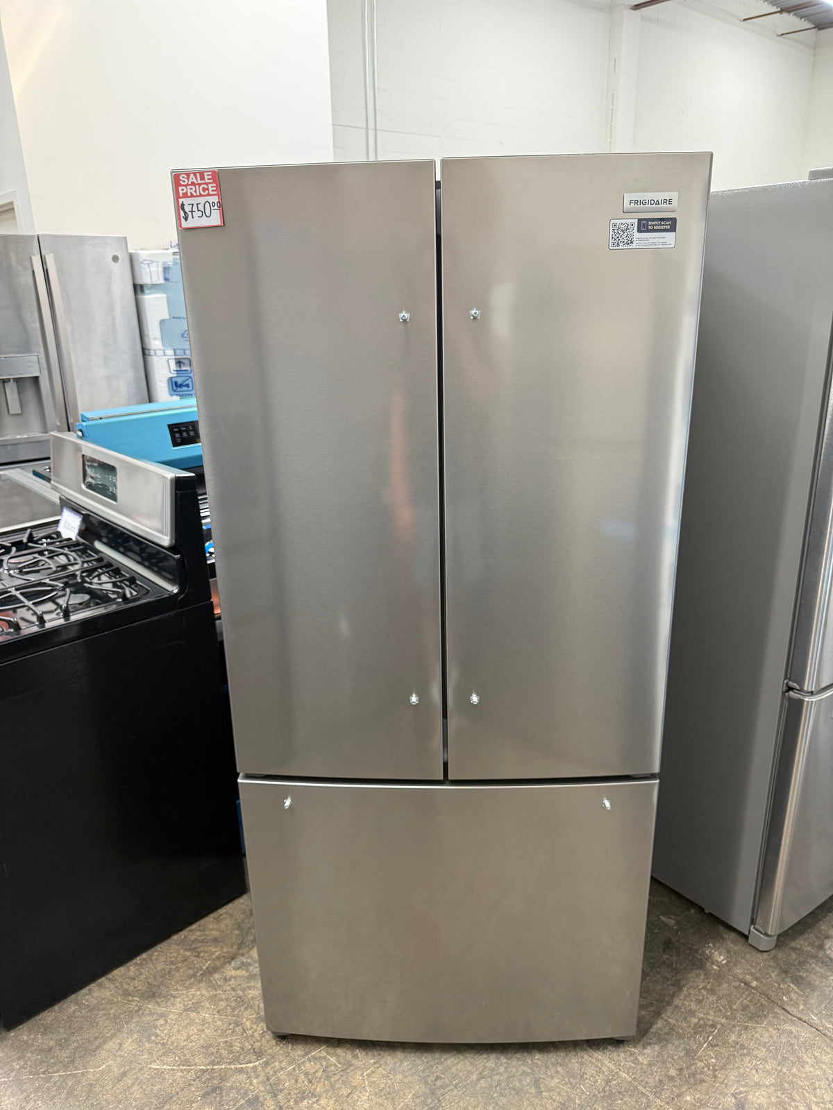 Frigidaire FRFG1723AV05 17.6 Cu. Ft. Counter-Depth French Door Refrigerator – Stainless Steel