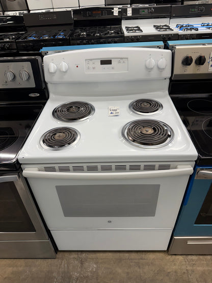 GE JBS360DMWW 30” 5.0 Cu. Ft. Freestanding Electric Range – White