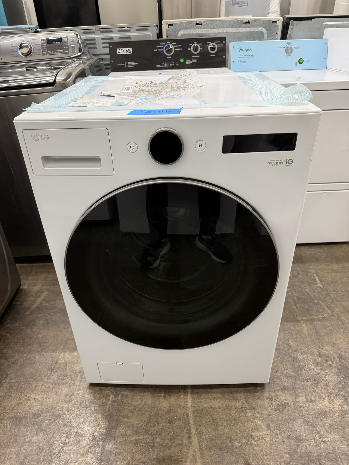 LG WM5500HWA Front Load Washing Machine