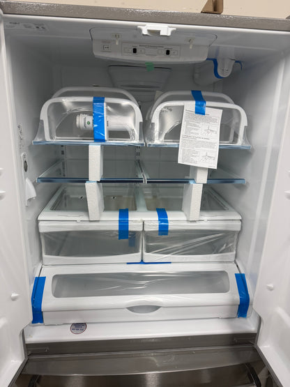Kitchen aid 36” wide refrigerator New