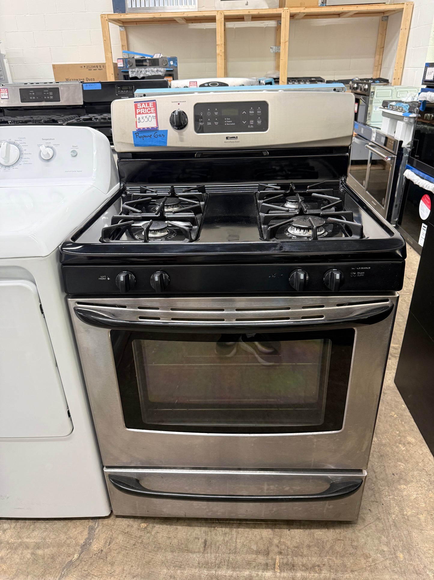 Kenmore 790.78733402 30” Freestanding Propane Gas Range