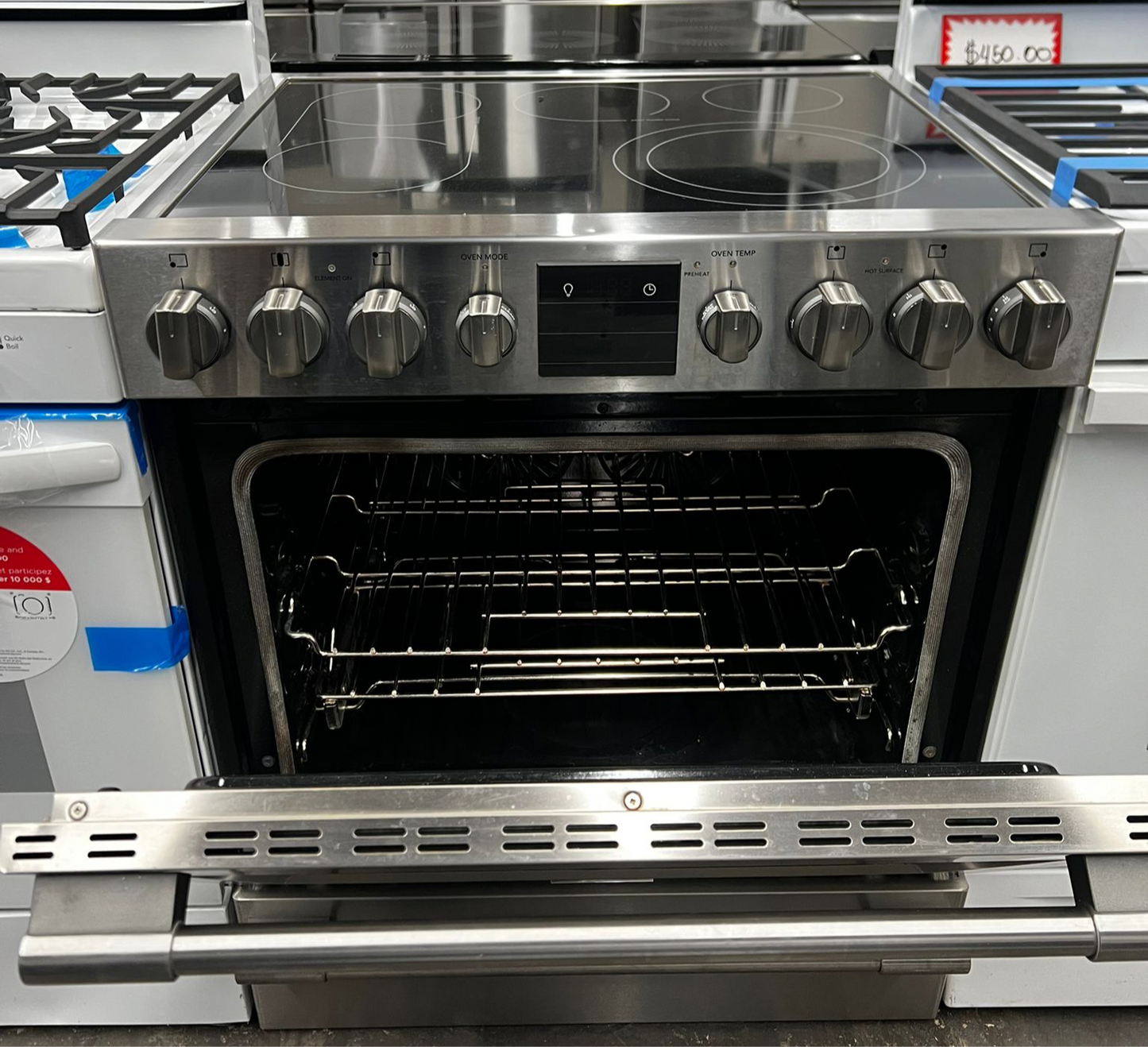 Frigidaire Professional Series  PCFE3080AF
30 Inch Slide-In Electric Range with 5 Elements, 6.2 cu. ft. Total Convection Oven, Air Fry, Storage Drawer