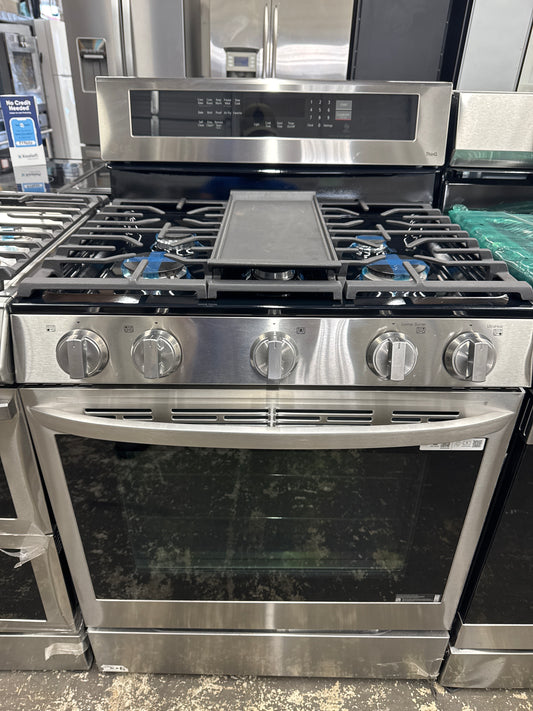 5.8 cu ft. Smart Wi-Fi Enabled True Convection InstaView® Gas Range with Air Fry