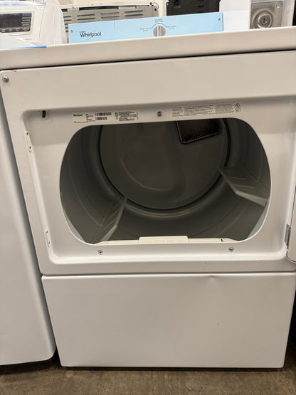 Whirlpool CGM2745FQ 7.4 Cu. Ft. Commercial Coin-Operated Gas Dryer – White