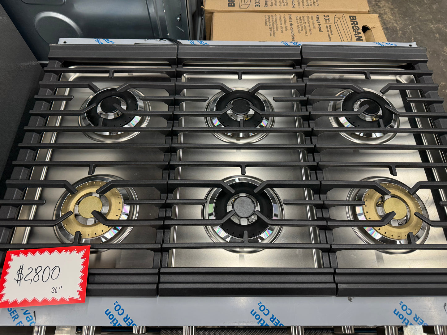 Brand New Frigidaire Professional 36in Slide In Gas Stove