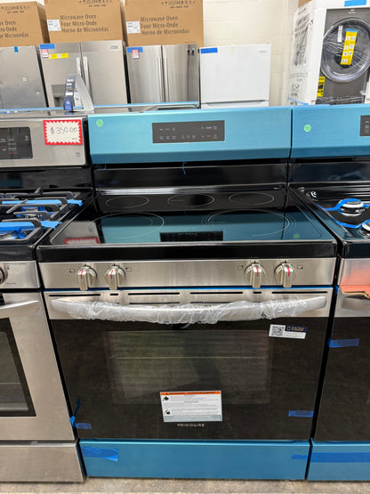 Frigidaire FCRE3083AS 30” Freestanding Electric Range with Air Fry – Stainless Steel