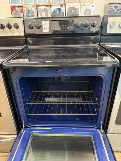 KitchenAid KERS206XBL0 30” 5.8 Cu. Ft. Freestanding Electric Range with Convection – Black
