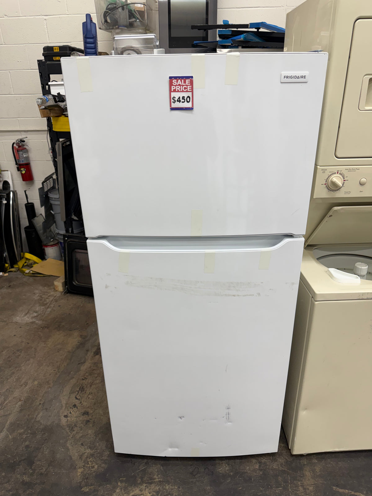 Frigidaire FFTR2045VW 20.5 Cu. Ft. Top Freezer Refrigerator – White
