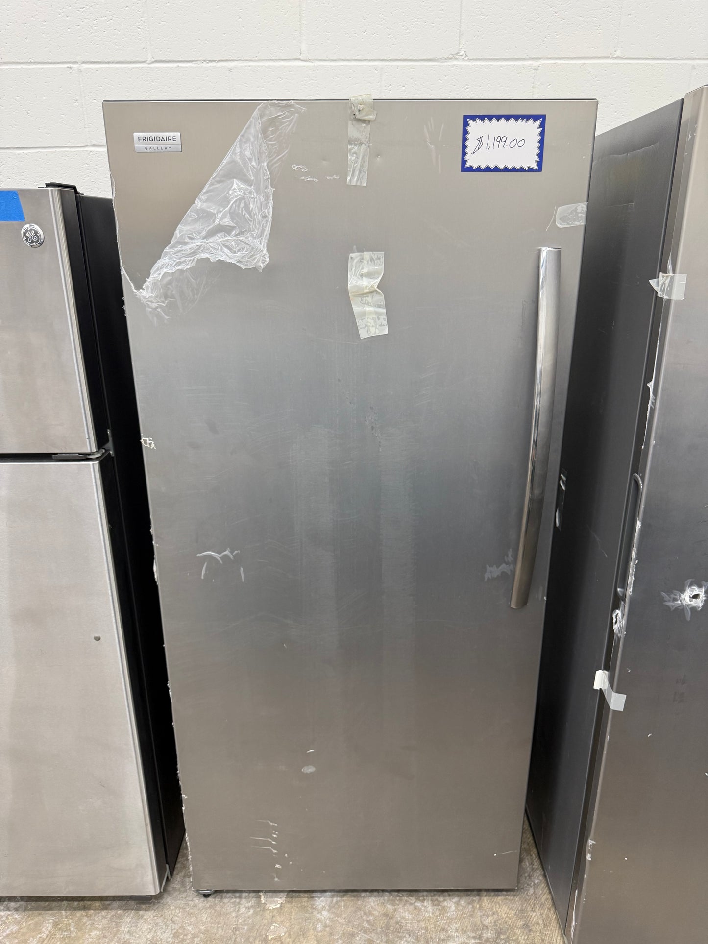 Frigidaire Gallery GRDF1911AF 19 Cu. Ft. Single-Door Upright Freezer – Stainless Steel