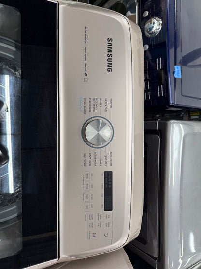 Samsung Washer and Electric Dryer Set WA54R7600AC and DVE52A5500C