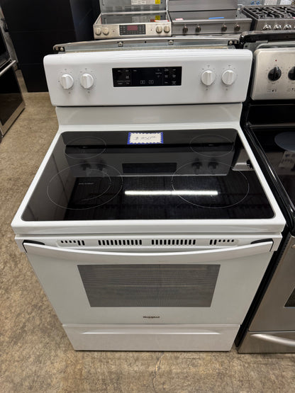 Whirlpool 30” 5.3 Cu. Ft. Freestanding Electric Range with Keep Warm – White