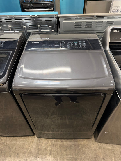 Samsung WA54M8750AV/A4 Washer & DV50K8600EV/A3 Electric Dryer Set – Black Stainless
