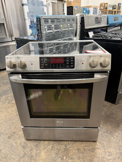 LG 30” Stainless Steel Electric Slide-In Range – 5.4 Cu. Ft. – LSE3090ST/00