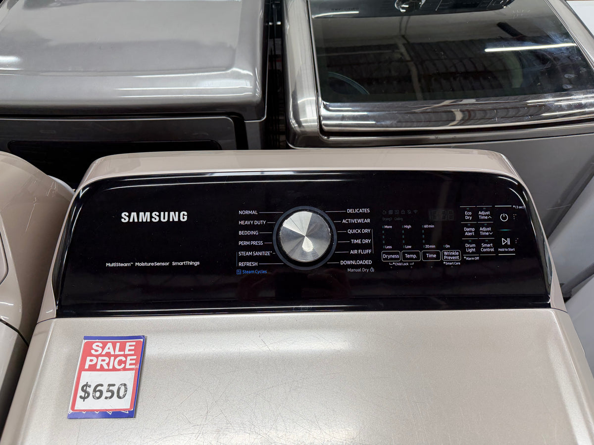 Samsung Washer and Electric Dryer Set WA54R7600AC and DVE52A5500C