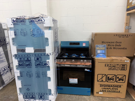 Frigidaire 4-Piece Stainless Steel Kitchen Appliance Package