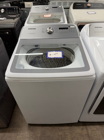 Samsung WA50R5200AW/US Washer & DVE52A5500W Electric Dryer Set – White