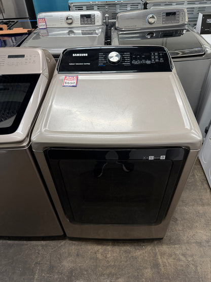 Samsung Washer and Electric Dryer Set WA54R7600AC and DVE52A5500C