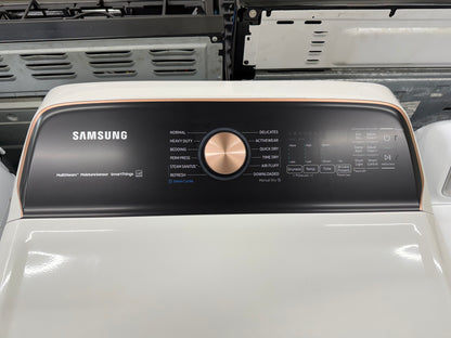 Samsung DVE52A5500W 7.4 Cu. Ft. Smart Electric Dryer with Steam Sanitize+ – White