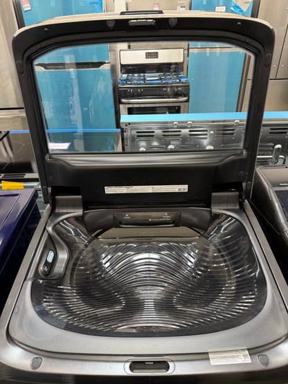 Samsung WA54M8750AV/A4 Washer & DV50K8600EV/A3 Electric Dryer Set – Black Stainless