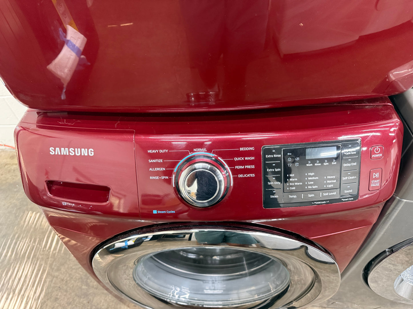 Samsung 4.2 Cu. Ft. Front Load Washer and 7.5 Cu. Ft. Electric Dryer Set