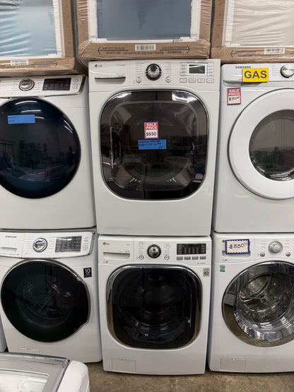 LG WM4270HWA Washer & DLEX3875W Electric Dryer Set