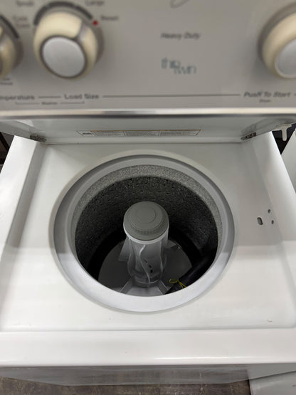 Whirlpool LTE5243DQ6 Washer & Electric Dryer Combo – White – Used