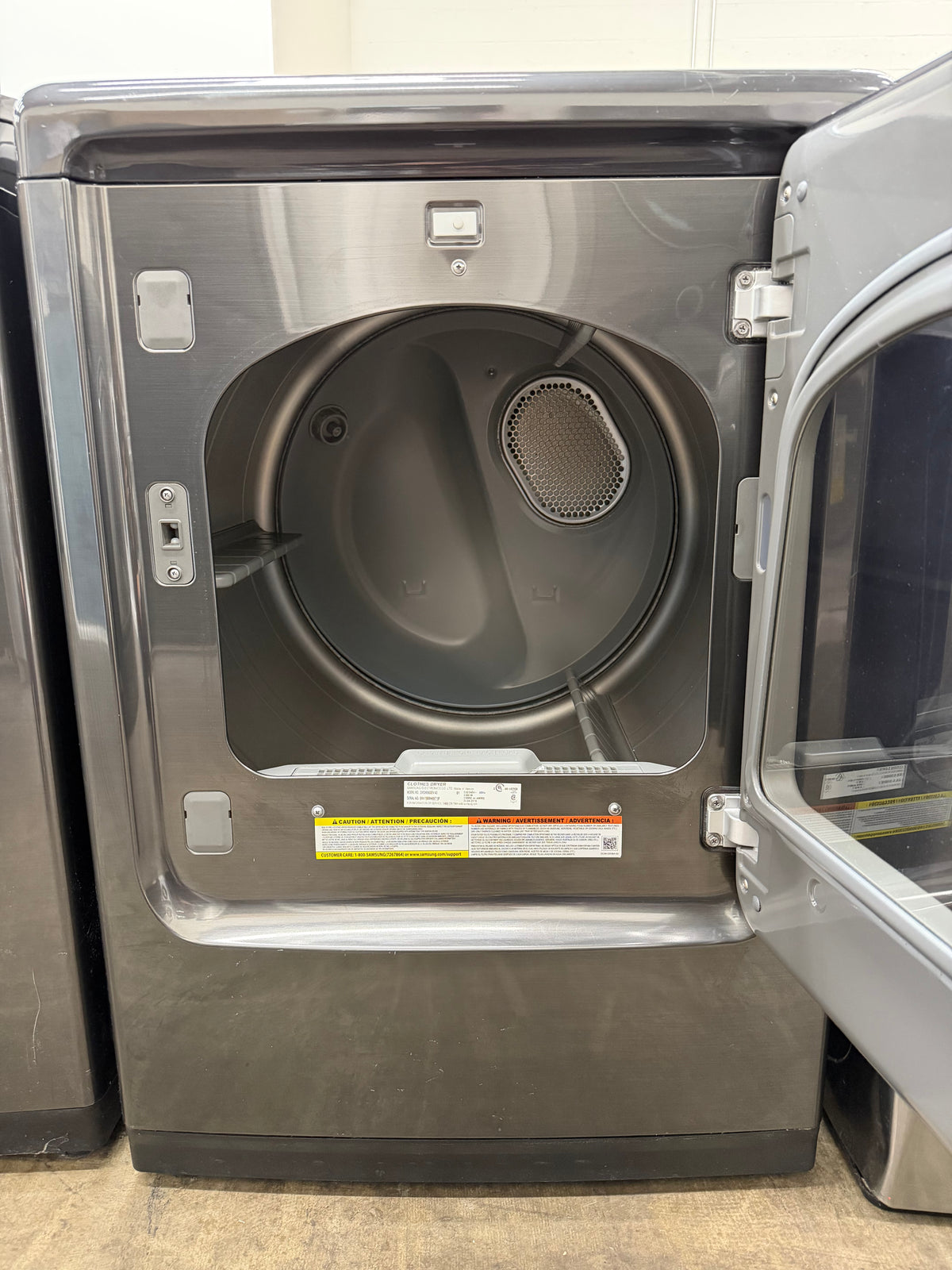 Samsung WA54M8750AV/A4 Washer & DV50K8600EV/A3 Electric Dryer Set – Black Stainless