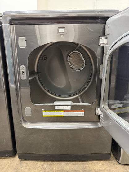 Samsung WA54M8750AV/A4 Washer & DV50K8600EV/A3 Electric Dryer Set – Black Stainless