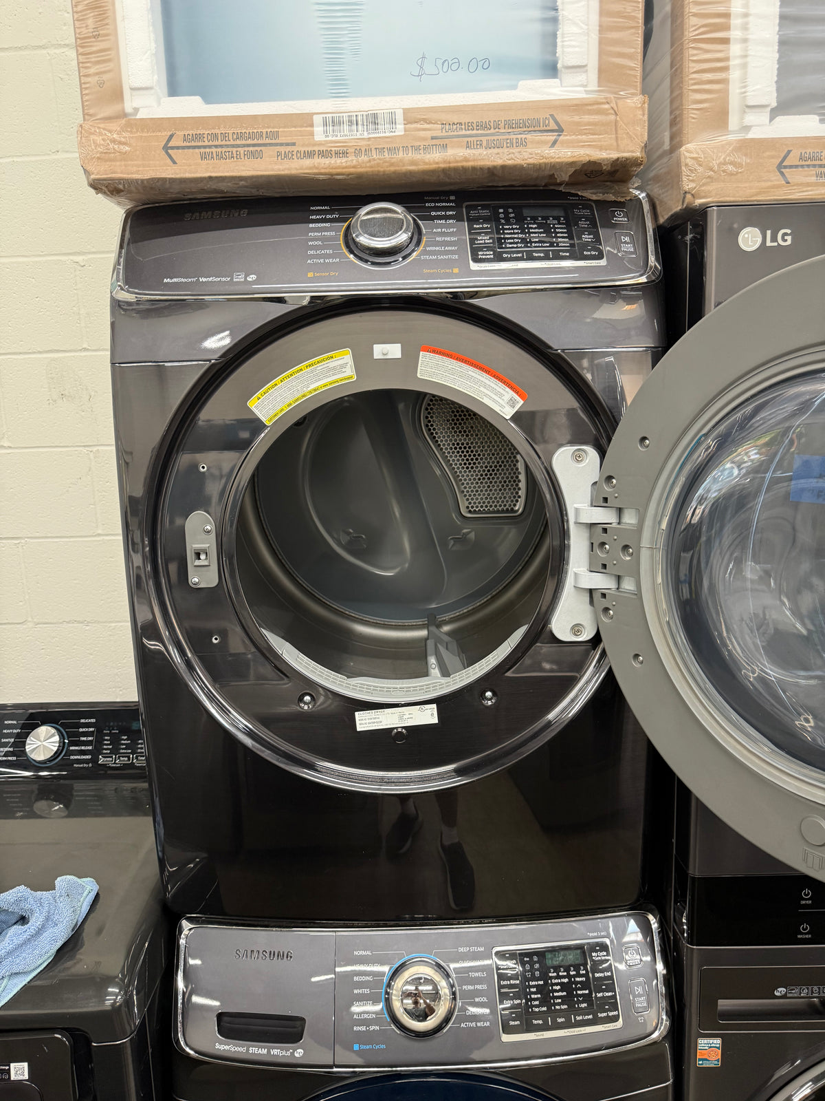 Samsung WF45K6500AV/A2 & DV45K6500EV/A3 Front Load Washer & Electric Dryer Set