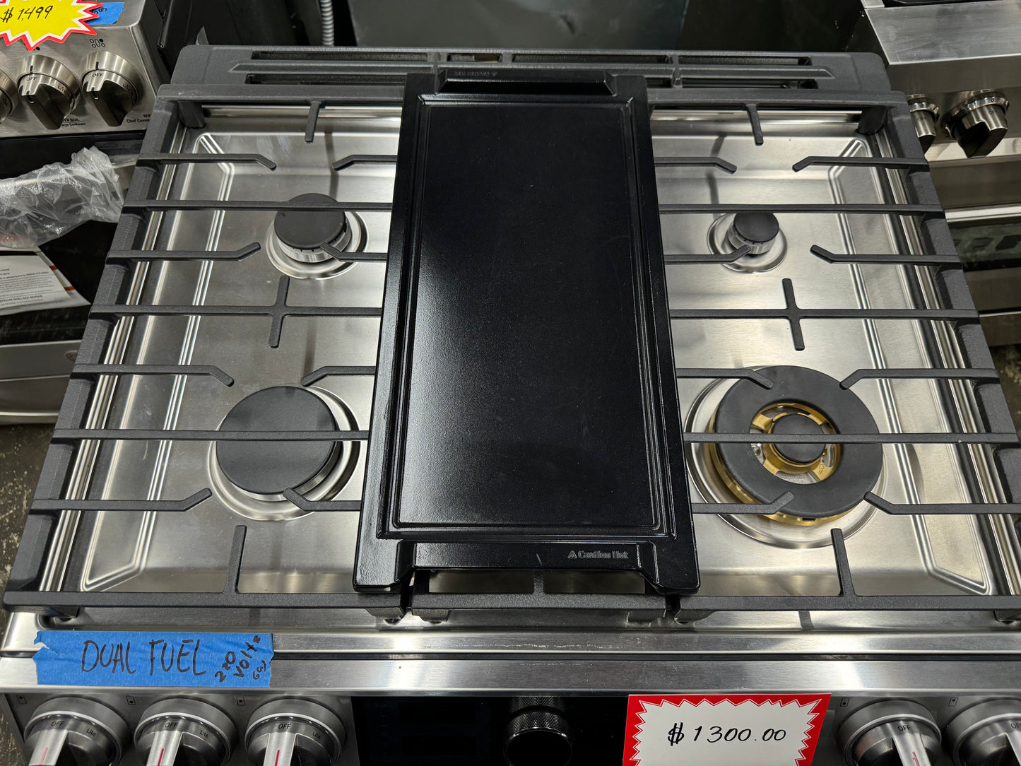 Samsung 30in Slide In Gas Stove Flex Duo New S/D