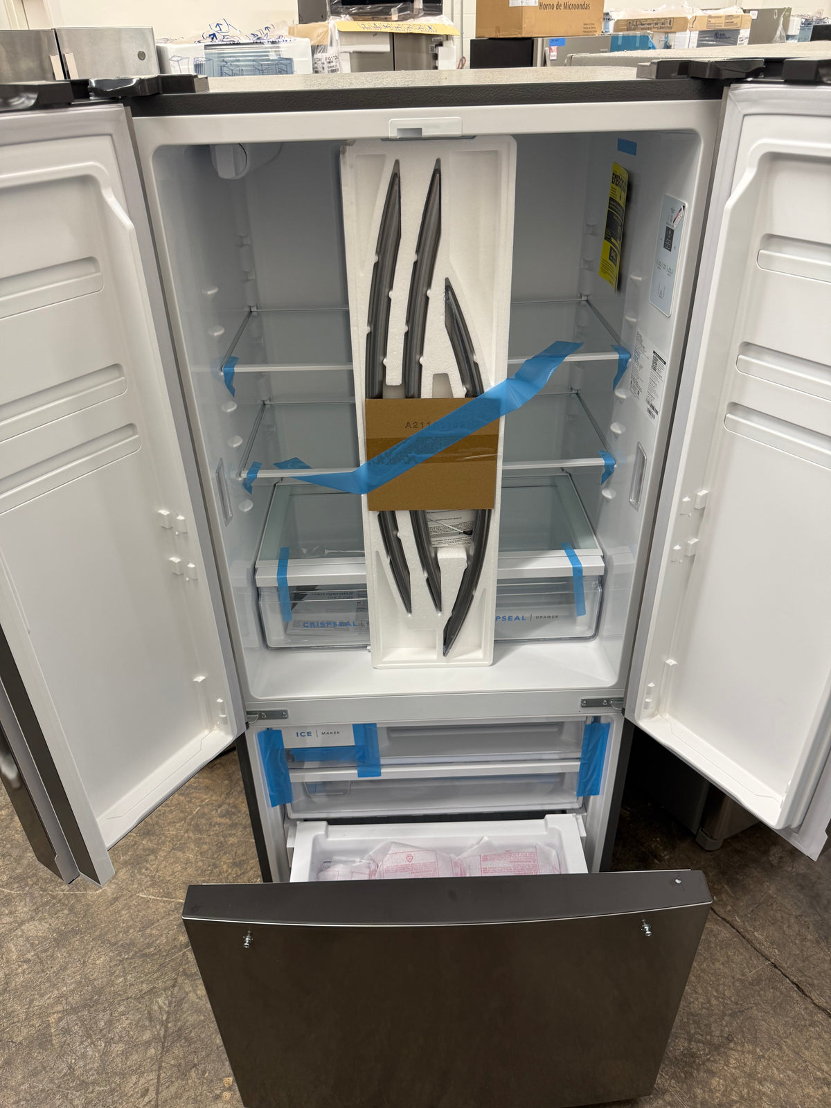 Frigidaire FRFG1723AV05 17.6 Cu. Ft. Counter-Depth French Door Refrigerator – Stainless Steel
