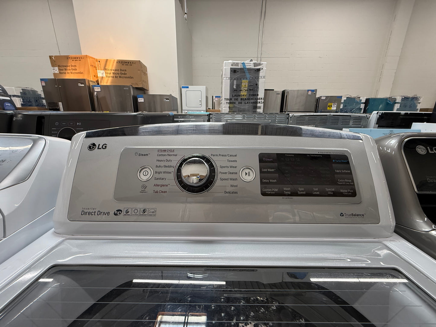 LG WT7300CW 5.0 Cu. Ft. Mega Capacity Smart Top Load Washer with TurboWash3D™
