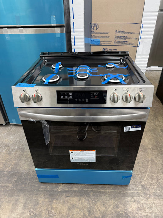 Frigidaire FCFG3062ASH 30” Front Control Gas Range – Stainless Steel