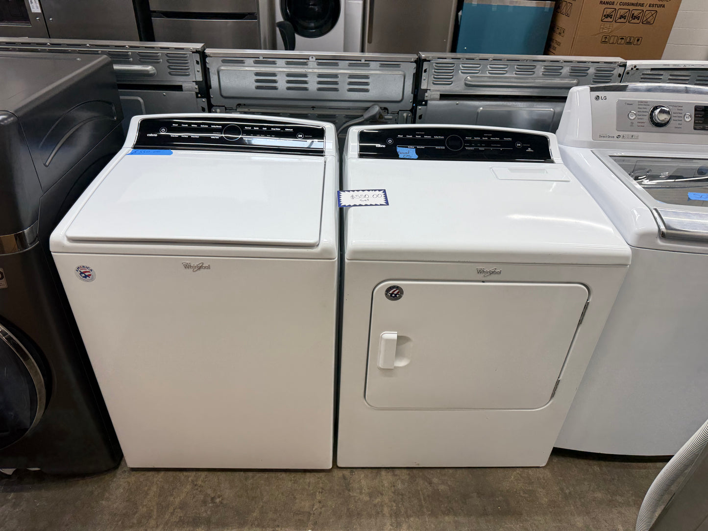 Whirlpool WTW7000DW3 / WED7000DW2 4.8 Cu. Ft. Washer & 7.0 Cu. Ft. Electric Dryer Set