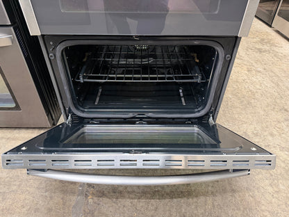 GE Profile PGB950SEF3SS Used 30” Freestanding Gas Double Oven Range