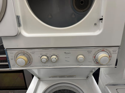 Whirlpool LTE5243DQ6 Washer & Electric Dryer Combo – White – Used