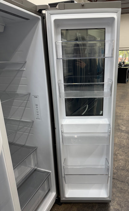LG 27.1 Cu. Ft. InstaView Side-by-Side Refrigerator Stainless Steel LRSOS2706S