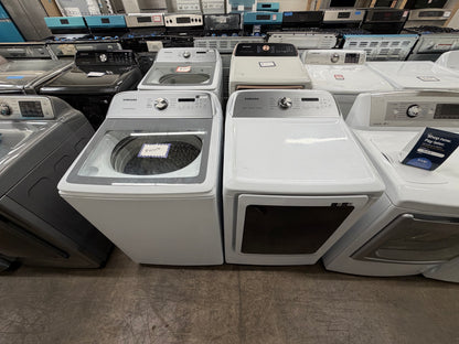 Samsung WA50R5200AW/US Washer & DVE52A5500W Electric Dryer Set – White