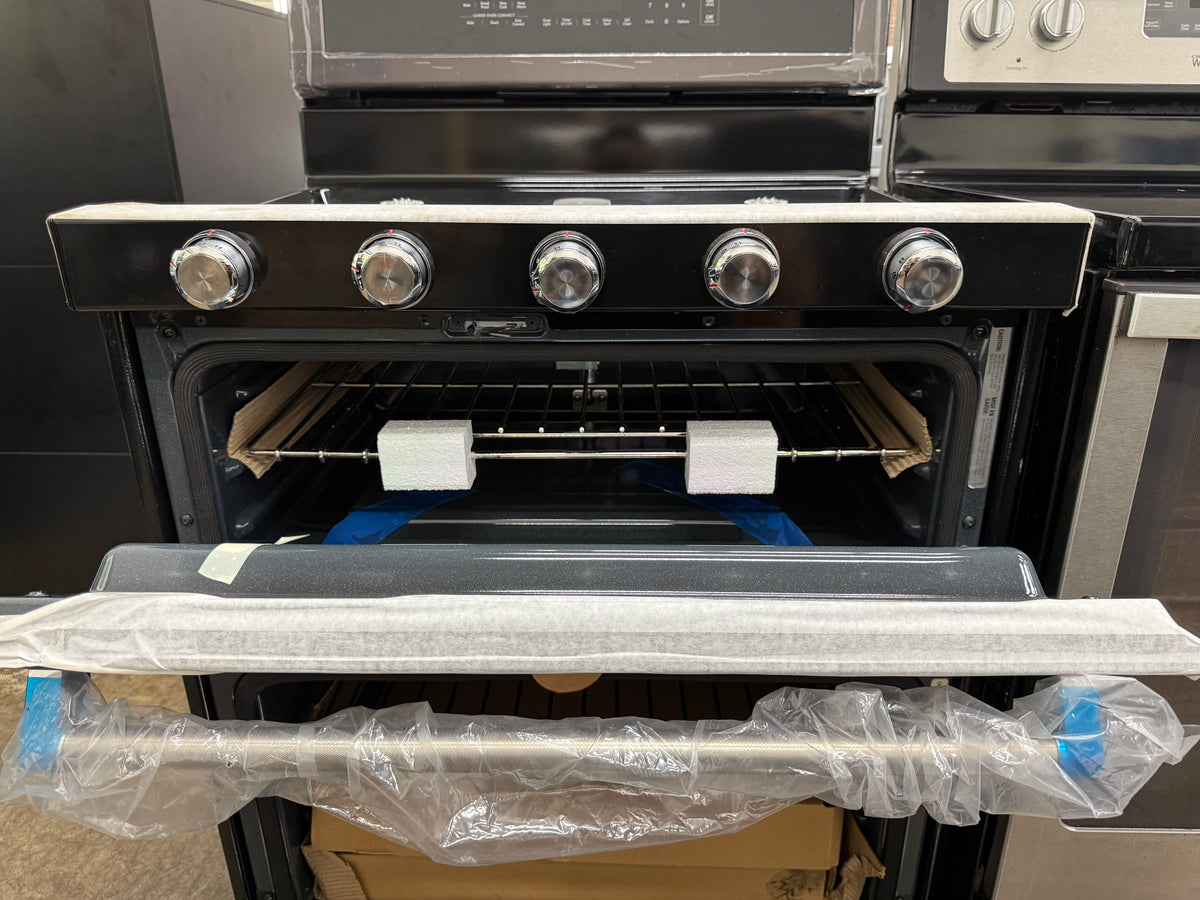 KitchenAid KFGD500EBS11 6.0 Cu. Ft. Double Oven Gas Range – Black Stainless Steel