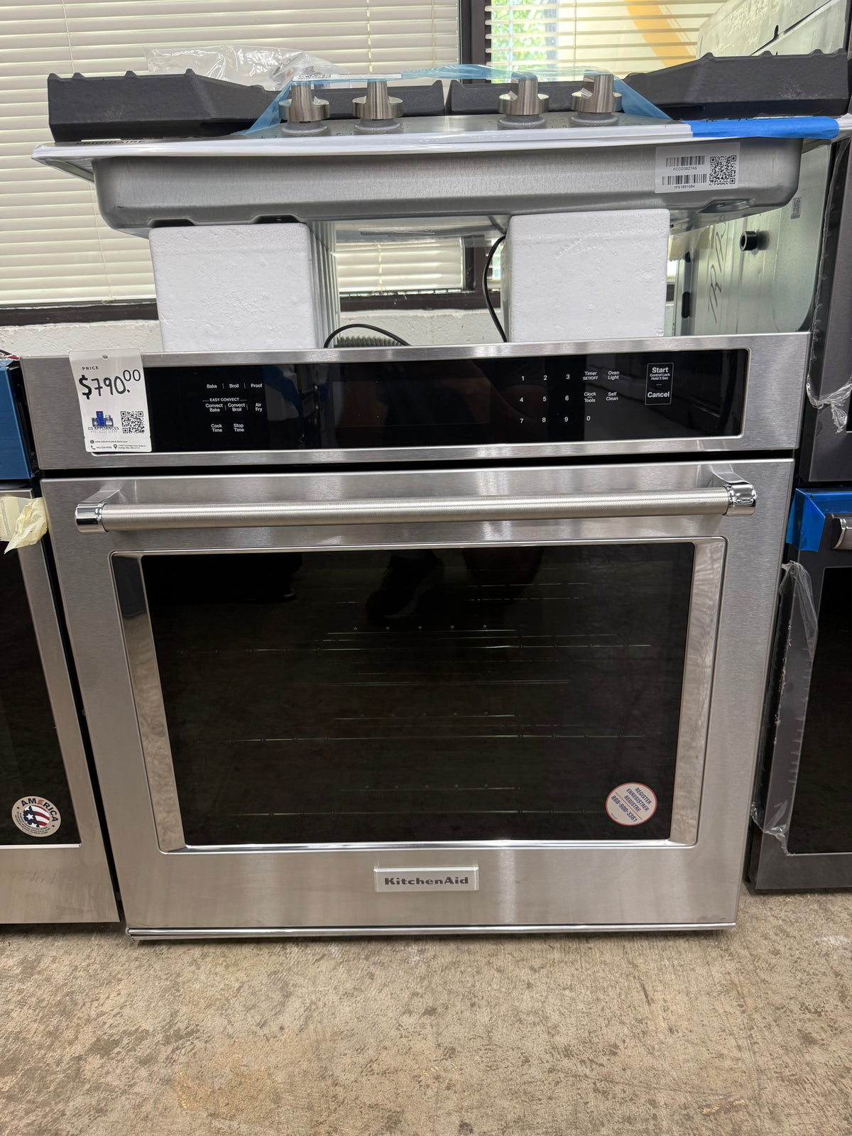 KitchenAid KOES530PSS00 30” Single Electric Wall Oven with Air Fry